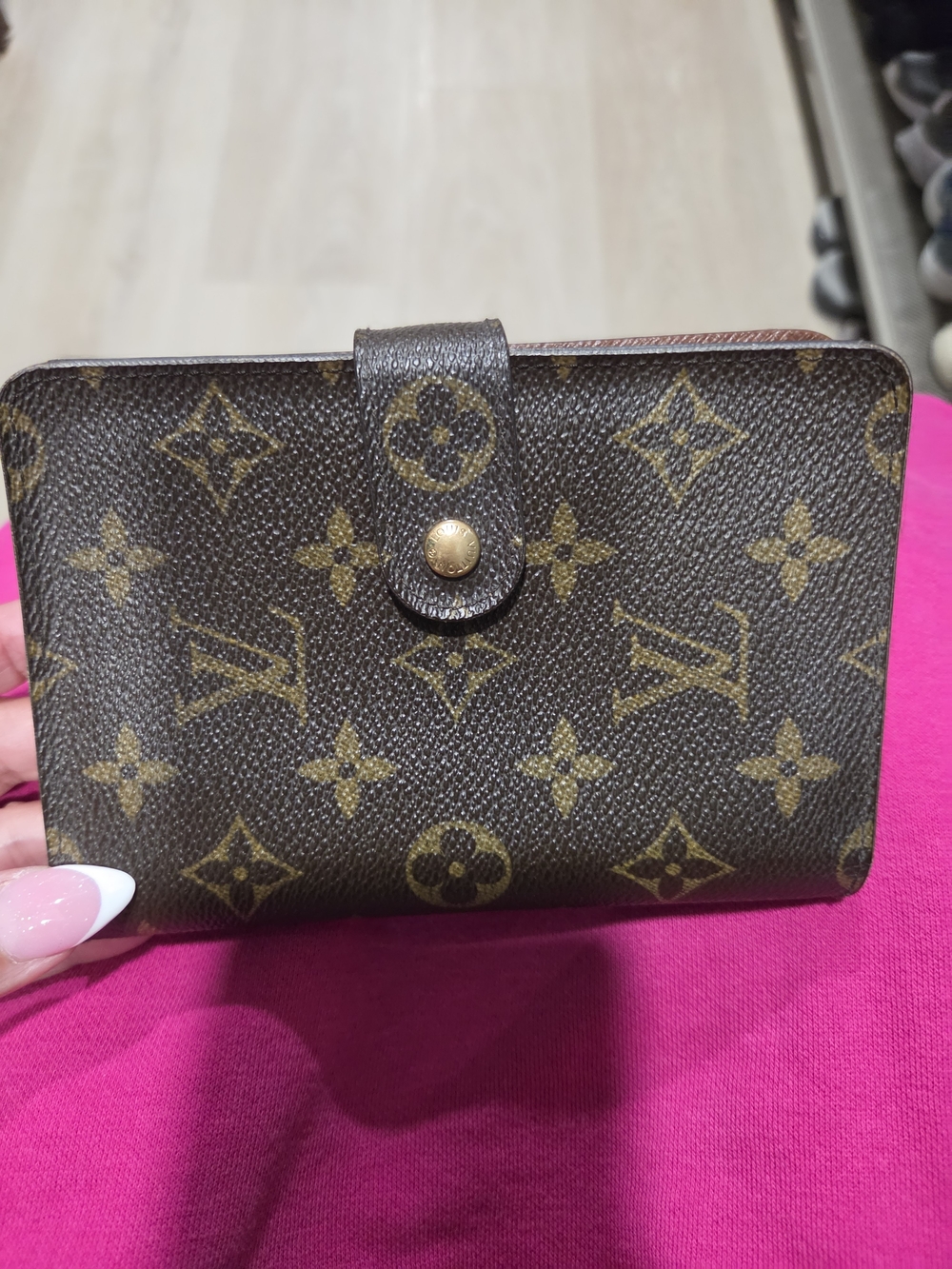 Louis Vuitton Brown Monogram Compact Wallet